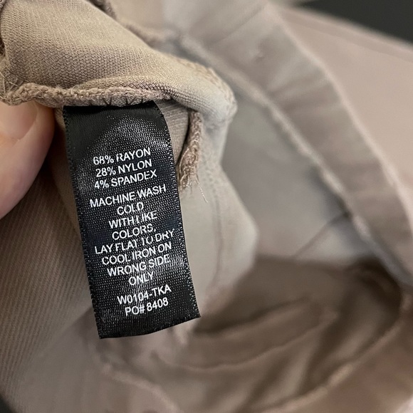 BetaBrand Classic Bootcut Dress Pant Yoga Pant Tan Khaki Twill Size Small - Picture 7 of 11